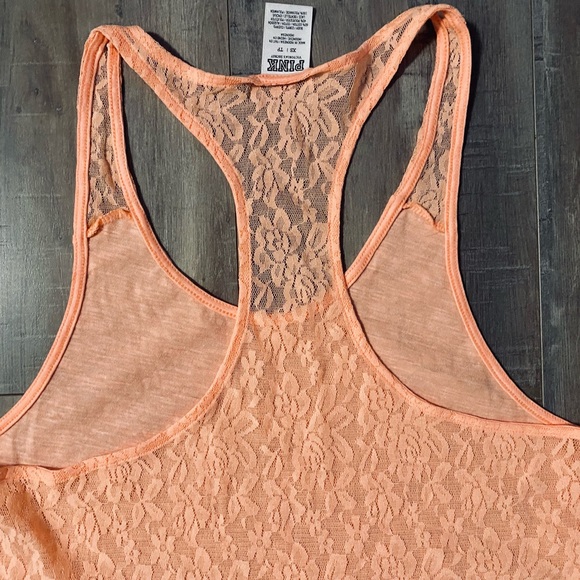 VICTORIA’S SECRET PINK Tank w/lace top 💕💕 - Picture 5 of 6